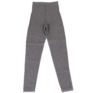 春秋修身男女士羊毛裤薄款高腰纯山羊绒裤中厚无缝保暖打底裤贴身