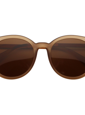 墨镜韩版茶色磨砂偏光ins太阳镜