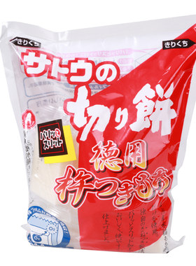 日本进口佐藤糯米拉丝年糕550g