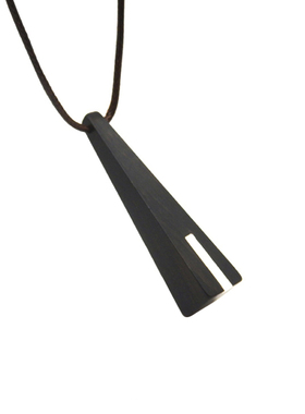 手工原创纯银紫光檀刻字吊坠