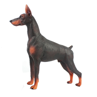 男女孩礼物儿童仿真动物模型狗狗玩具宠物金毛犬圣伯纳苏牧圣伯纳