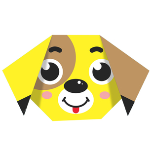 儿童正方形彩色折纸书剪贴纸画手工diy制作材料包幼儿园创意玩具