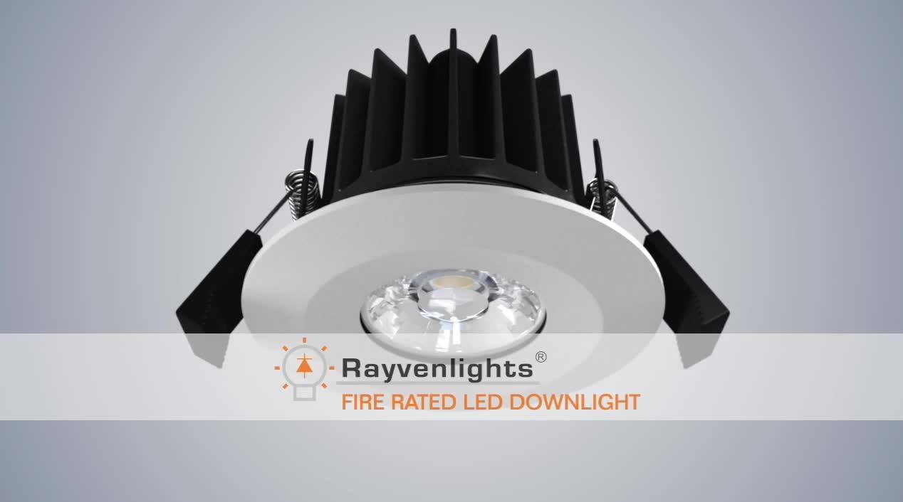 Bs476 Fixed Fire Retardant Downlights Ip65 Square Fireproof Led Cob