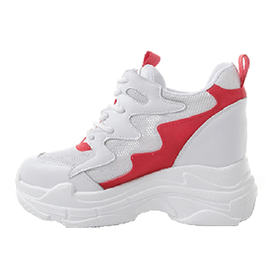 断码特价透气网面内增高9cm春夏新款百搭韩版松糕厚底休闲老爹鞋