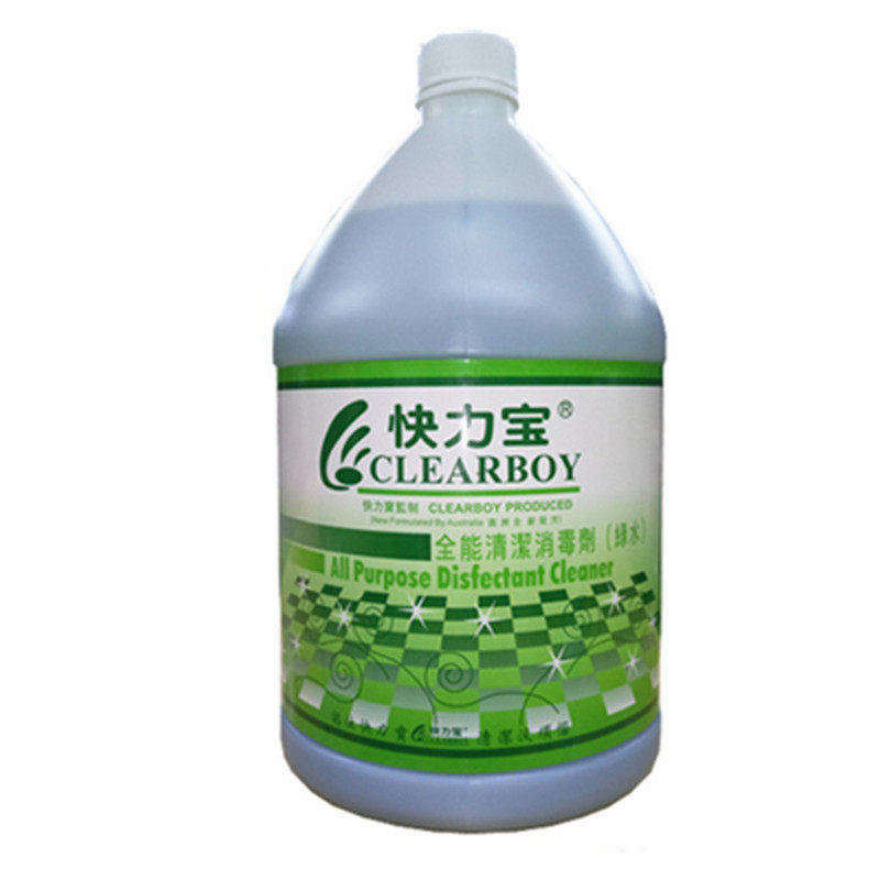 快力宝pvc 防静电胶地板中性绿水清洁剂石材瓷砖去除顽固地面污渍