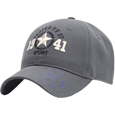 新款五星百搭休闲大码帽子