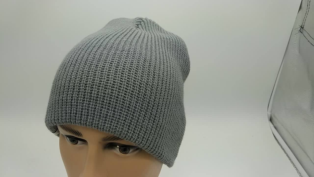 Wholesale Color Custom 100 Acrylic Printed Cute Babies Winter Beanie