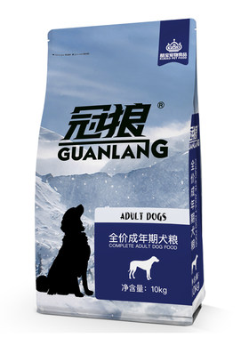 冠狼10kg金毛拉布拉多博美成犬