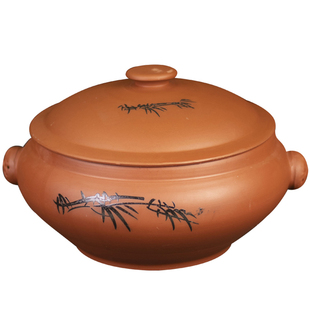 特色陶瓷蒸汽锅鸡餐厅商用电汽锅家用蒸锅气锅砂锅不锈钢专用底锅