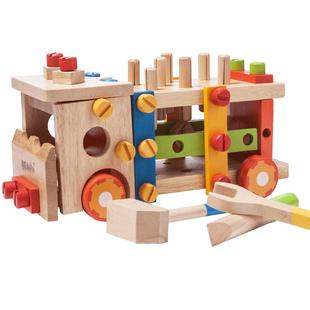 木玩世家儿童益智玩具拆装车宝宝动手可拆卸螺母组合拼装工具男孩