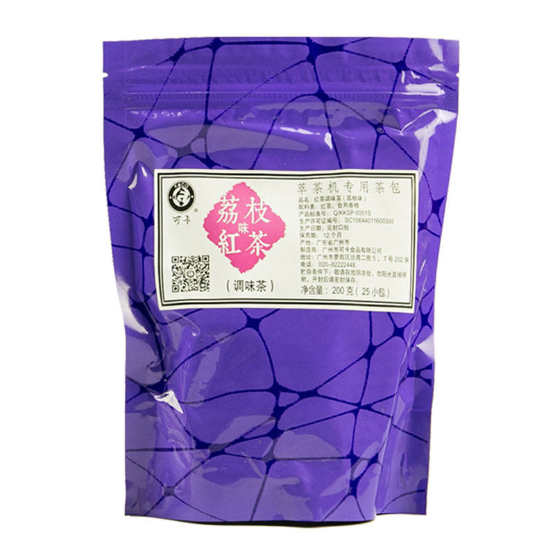 可卡荔枝红茶三角茶包贡茶皇茶水果茶奶盖茶专用袋泡茶冷泡茶包