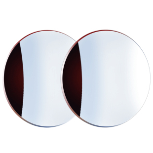 后视镜小圆镜360度可调无框广角镜倒车反光镜无边盲点镜汽车用品