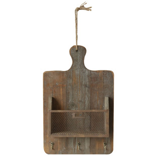 左岸麦田 奥瑞凡ALLFOND系列木制壁挂园艺工具收纳架花园墙上装饰