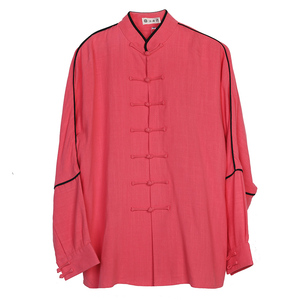 沽唐记国风棉麻太极服男女 太极拳练功服春秋冬季表演比赛服装