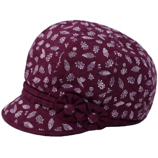 中老年人帽子女士春秋天薄款老人奶奶帽妈妈春夏布帽单短檐时装帽