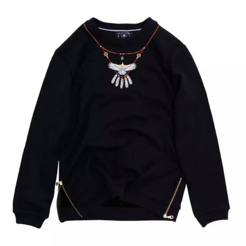 【现货】TCA Goros inspired 高乔吾郎 刺绣 老鹰 羽毛 卫衣