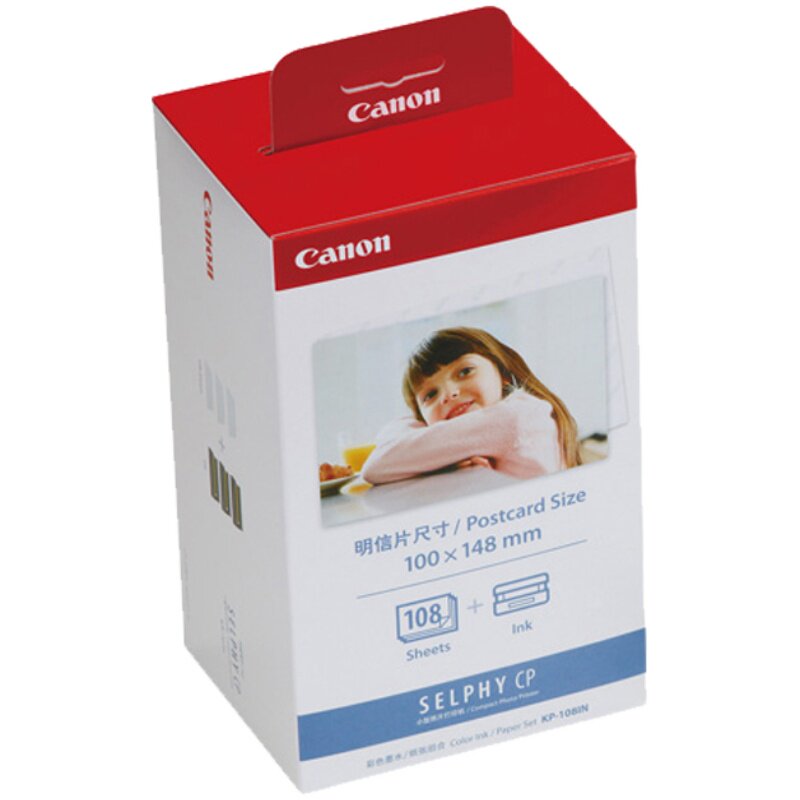 [旗舰店]Canon/佳能 彩色墨水/纸张组合KP-108IN(明信片尺寸)