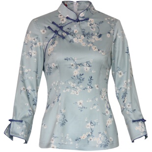 如意风唐装女中国风旗袍上衣改良汉服复古显瘦修身优雅民族风女装