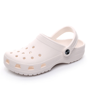 包头洞洞鞋男士夏季沙滩凉拖鞋46上班工作男鞋47外穿48特大码凉鞋