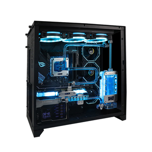 FUXK 联力O11 包豪斯定制主机i7 13700K/ RTX 4070ti 水冷电脑