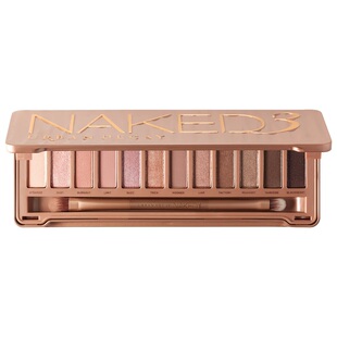 c现货美国urbanDecay naked3代人气经典粉色玫瑰系12色裸妆眼影盘