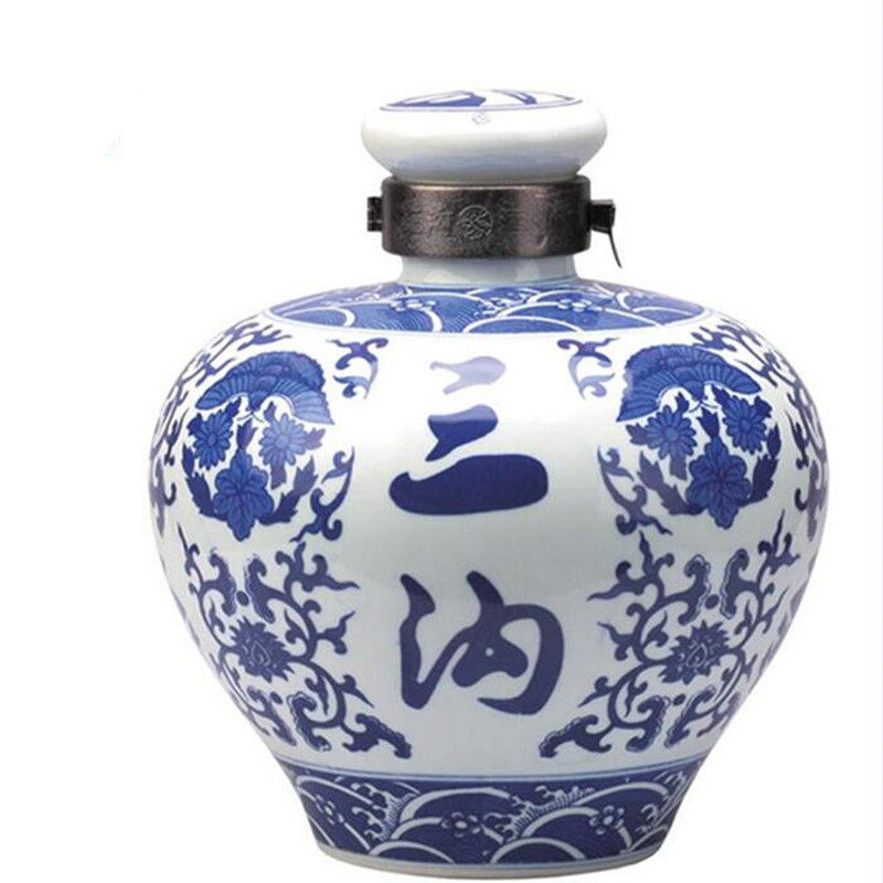 三沟白酒 三沟陈窖酒50度5L浓香型坛酒礼品酒纯粮食白酒整箱特价