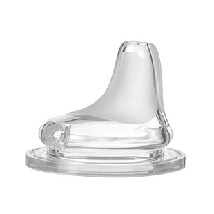 适配5cm宽口径鸭嘴式奶嘴 适用贝亲宽口奶瓶通用鸭嘴扁嘴型奶嘴