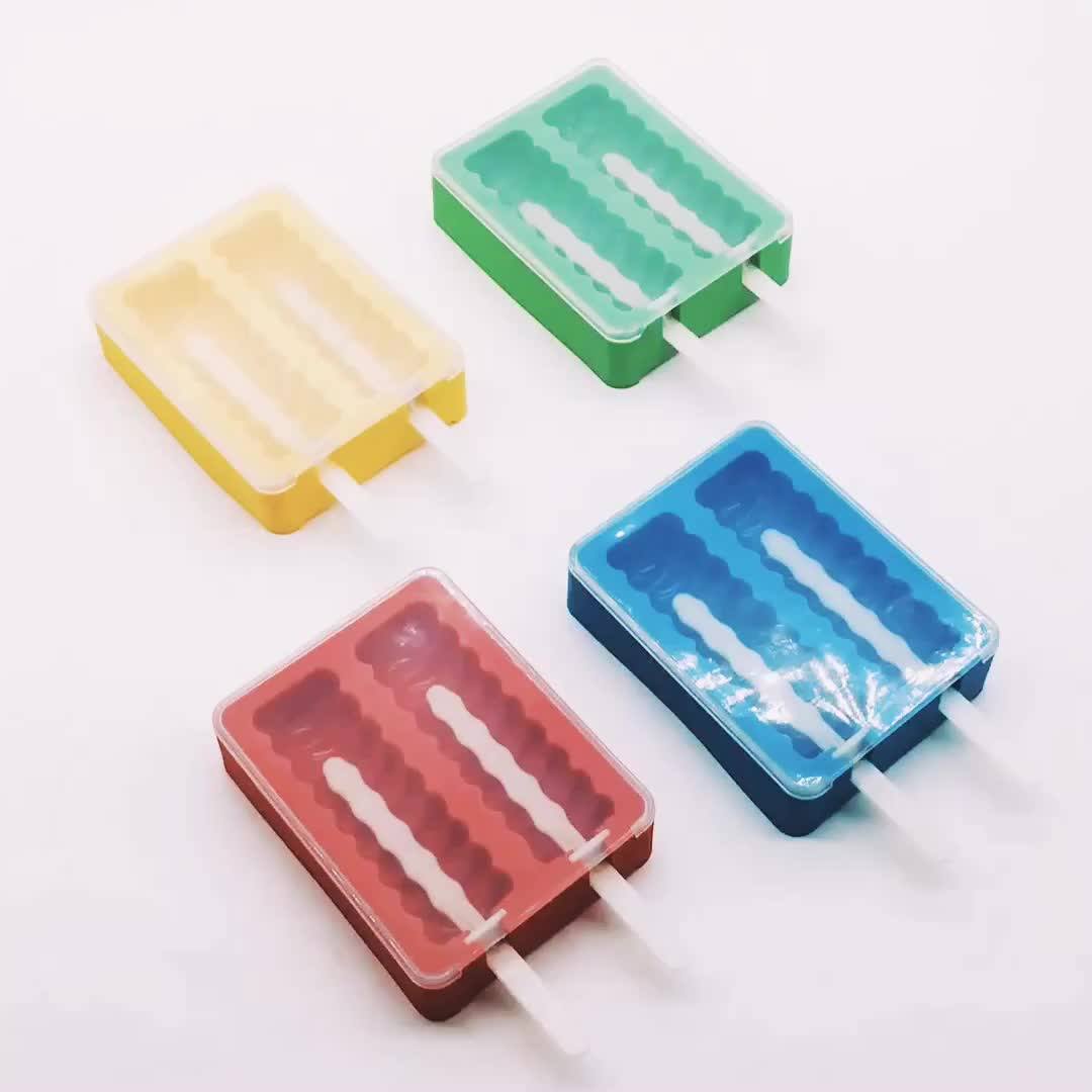 Best Selling Product Silicone Popsicle Ice Pop Molds Plastic Stand