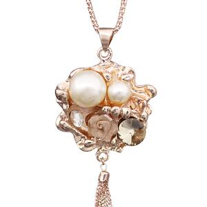 高端毛衣链女款2024新款爆款毛衣装饰项链配饰长款百搭配饰挂件