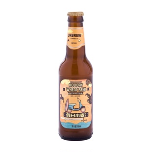 优布劳精酿啤酒 假日小麦啤酒330ml 比利时风格高浓度麦香啤酒