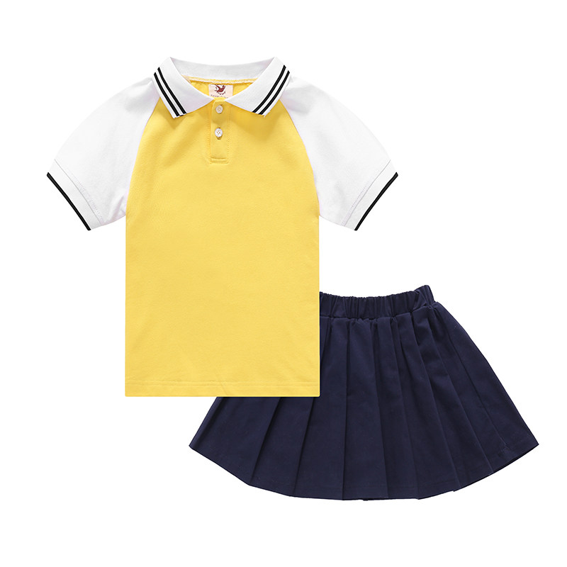 短袖夏款纯棉定制幼儿园园服