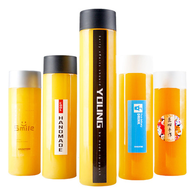 一次性饮料瓶果汁瓶简约ins风