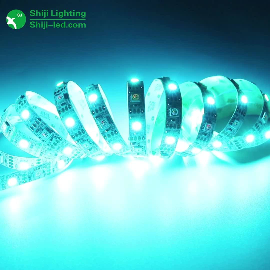 Dc12v 5v Ws8208 Ic Smd5050 Rgb Addressable Flexible Led Tape Signal