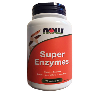 加拿大Now Super Enzymes酶消化酶蛋白酶增强消化淀粉酶90粒