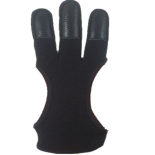 传统美猎反曲 弓箭护指 射箭手套具牛皮三指比赛器材包邮儿童