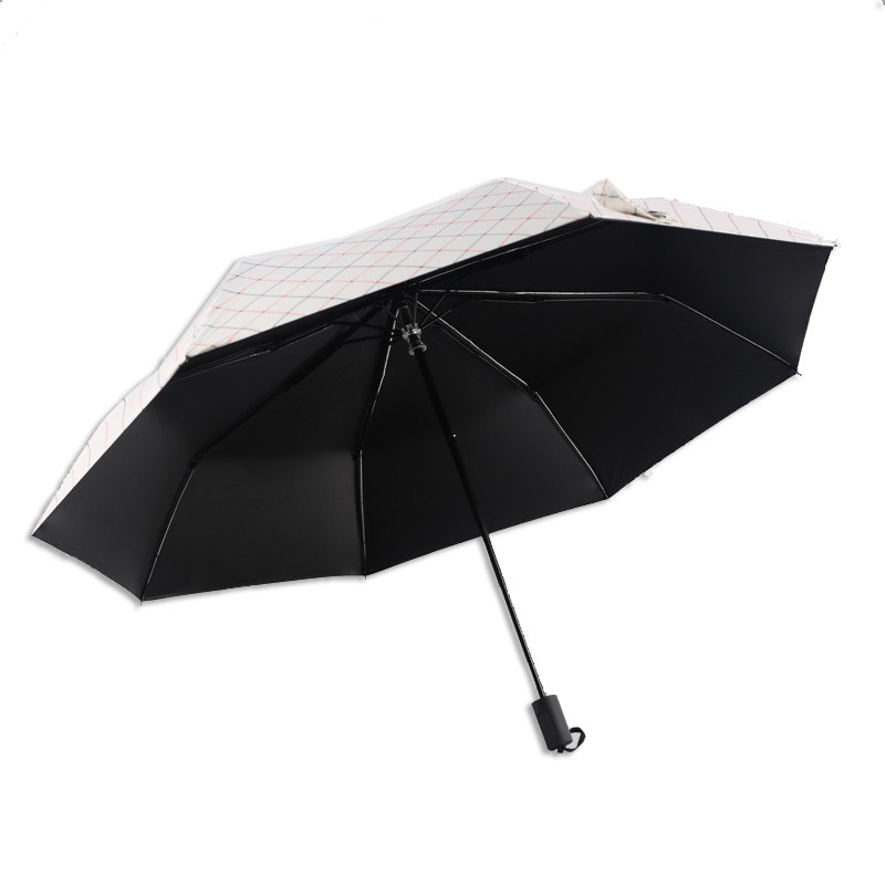 三折叠两用防晒韩国女神情侣雨伞