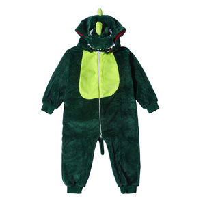 儿童可爱卡通小动物宝宝婴儿连体睡衣服恐龙皮卡丘造型哈衣爬爬服