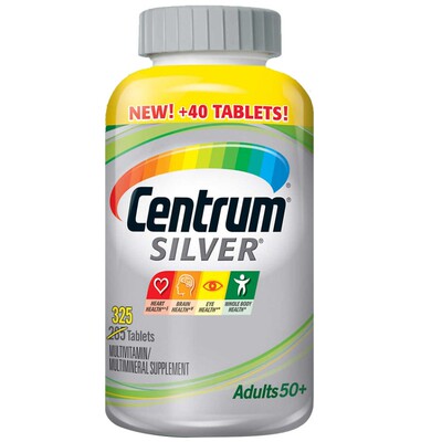 美国中老年Centrum银善存片325粒