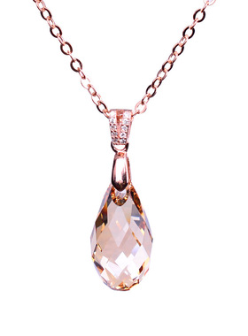 奥地利元素正圆细腻大气珍珠项链