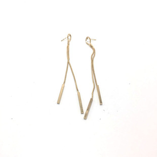 欧美饰品 网红个性夸张耳环 水钻流苏马蹄造型耳饰 女