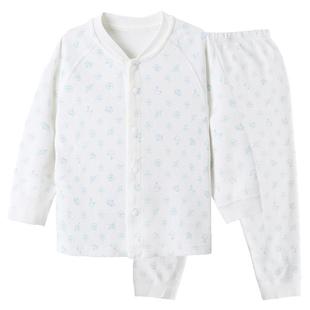 2套装圣宝度伦儿童保暖内衣0-3岁纯棉婴儿衣服宝宝睡衣秋衣裤冬季