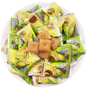 正品徐福记浓味榴莲糖500g结婚喜糖果硬糖散称批发休闲小零食品