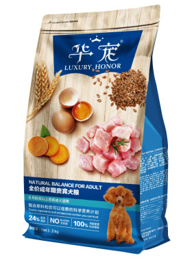 华宠2kg鸡肉美毛去泪痕天然粮