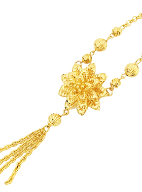 日韩新百搭秋冬女款仿金毛衣链