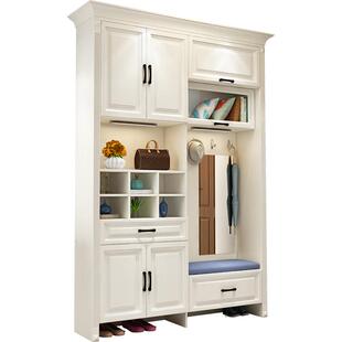 鞋柜简约现代门厅柜入户玄关柜隔断柜衣帽柜装饰柜储物柜定制欧式