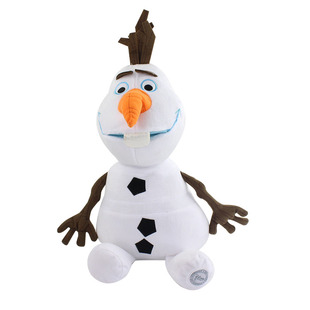 冰雪奇缘安娜艾莎公主雪宝地精毛绒玩具公仔娃娃玩偶儿童生日礼物