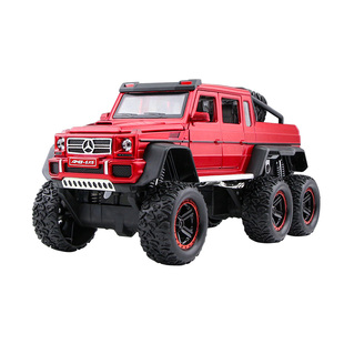 超大号六轮奔驰G63越野车模型仿真汽车合金旅行皮卡车男孩玩具车