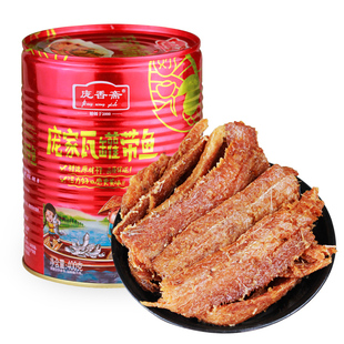 庞香斋庞家瓦罐带鱼 香辣味红烧鱼400g*罐即食海鲜红烧带鱼肉罐头