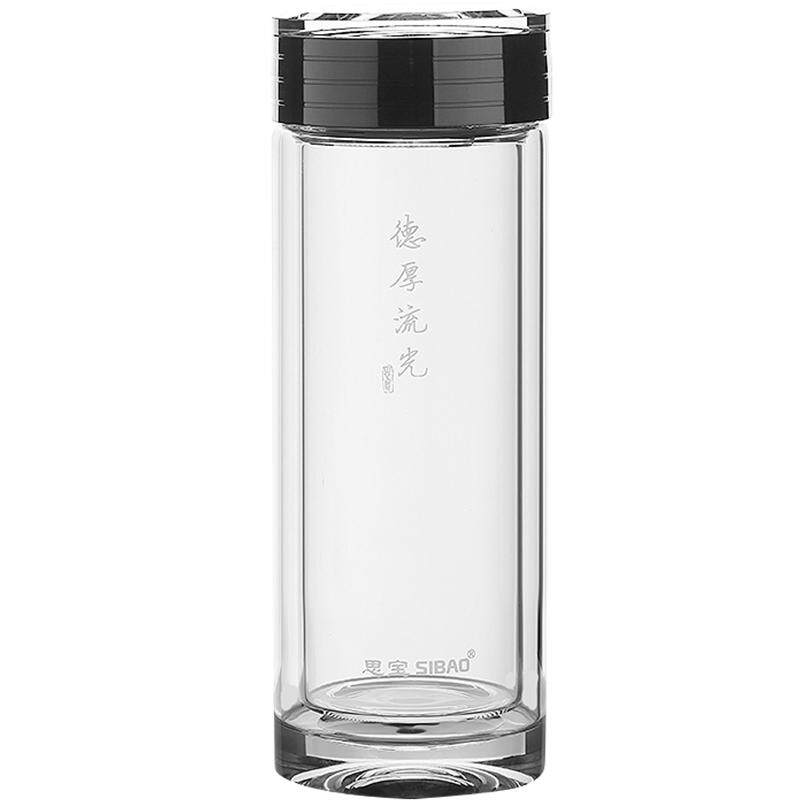 思宝玻璃杯德厚流光水晶杯