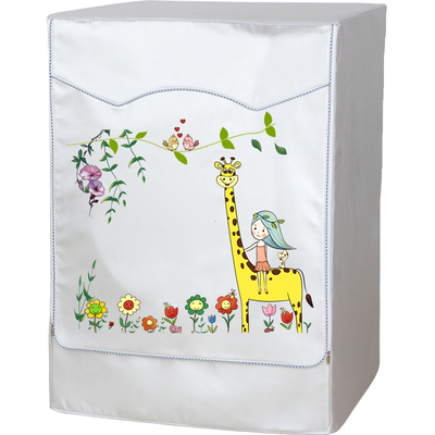 山茶花滚筒洗衣机罩适用松下滚筒